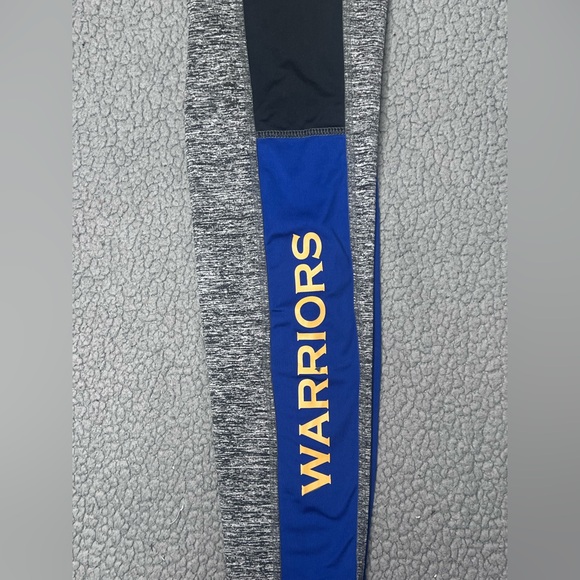 NBA Golden State Warriors Leggings Gray, Black And Blue Womens Size Medium - Picture 6 of 10